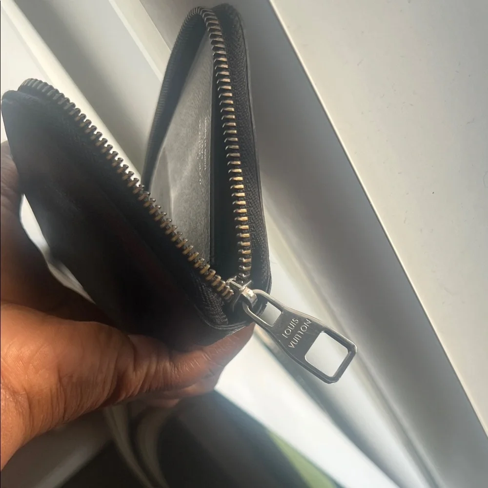 Louis Vuitton Black Monogram Zipper Wallet - Picture 6 of 10